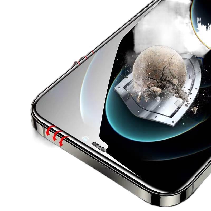 غطاء هاتف بGlass باللون أبيض لـ iPhone XR مع حماية خصوصية 360 درجة ومضاد للتجسس مع مقاومة بصمات الأصابع مع تغطية كاملة للشاشة للاستخدام الداخلي للرحلات اليومية للعائلة - Image 5