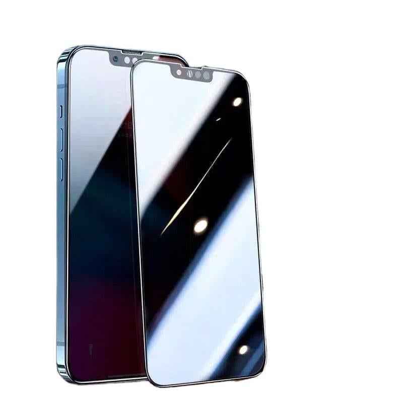 غطاء هاتف بGlass باللون أبيض لـ iPhone XR مع حماية خصوصية 360 درجة ومضاد للتجسس مع مقاومة بصمات الأصابع مع تغطية كاملة للشاشة للاستخدام الداخلي للرحلات اليومية للعائلة - Image 2
