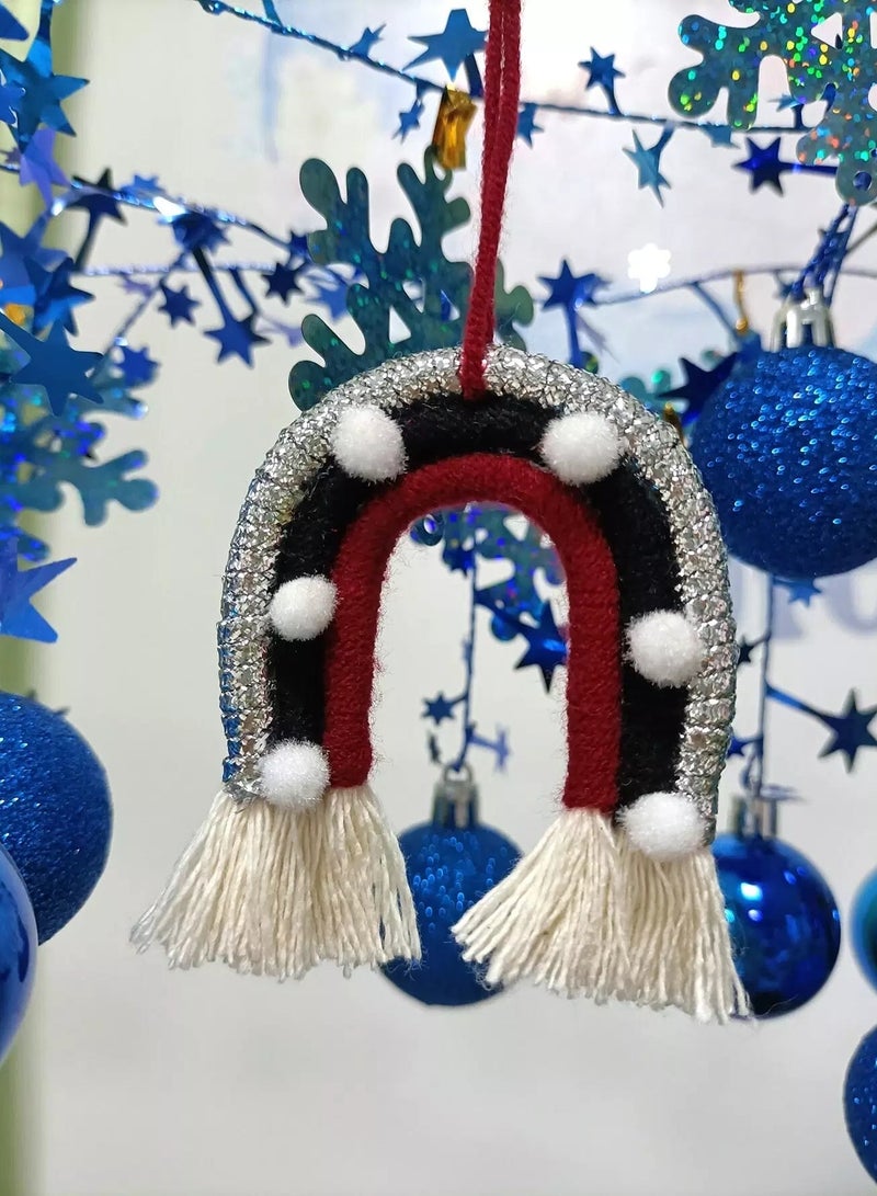 1pc Woven Rainbow Shaped Wall Hanging  - Image 3