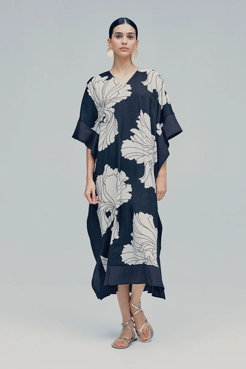 H&M Satin kaftan dress
