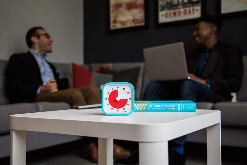 Time Timer MOD Sprint Edition â€” 60 Minute Visual Timer â€” For Kids Classroom Learning, Homeschool Tool, Teachers Desk Clock and Office Meetings (Sky Blue) - Image 3