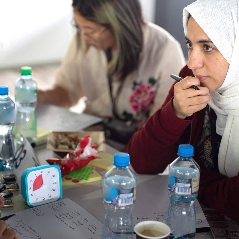 Time Timer MOD Sprint Edition â€” 60 Minute Visual Timer â€” For Kids Classroom Learning, Homeschool Tool, Teachers Desk Clock and Office Meetings (Sky Blue) - Image 4