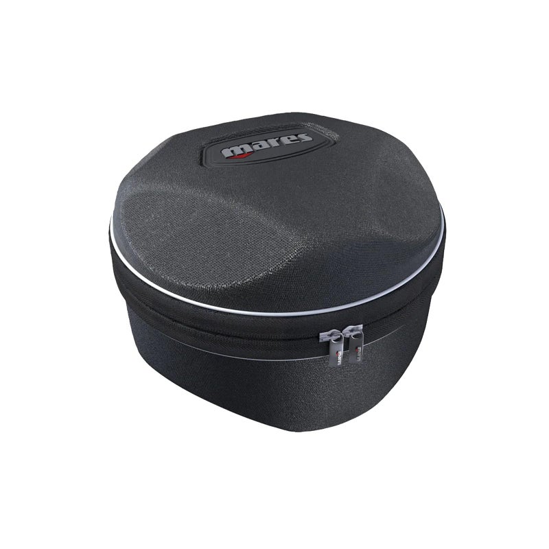 Mares Mares Shell Round Case - Soft Durable Protective Compact Scuba Diving Computer Storage Bag Case w/Zip Closure  - Image 1