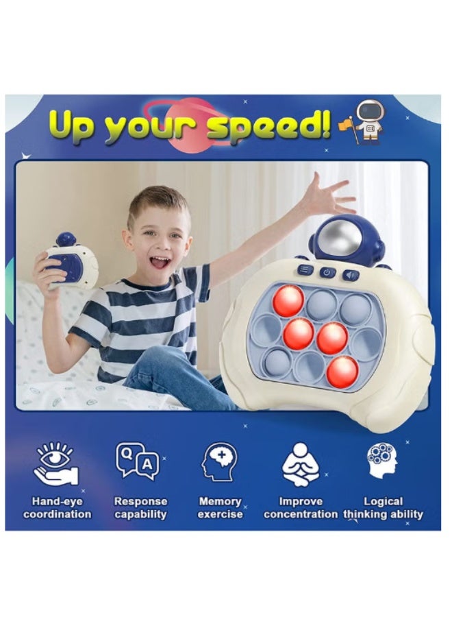 TUOTUO Electronic Quick Push Light Up Pop Game Fidget Toys for Adults and Kids with Puzzle Game Machine Push Pop Bubble Fidget Sensory Toy Birthday Gifts - Image 2