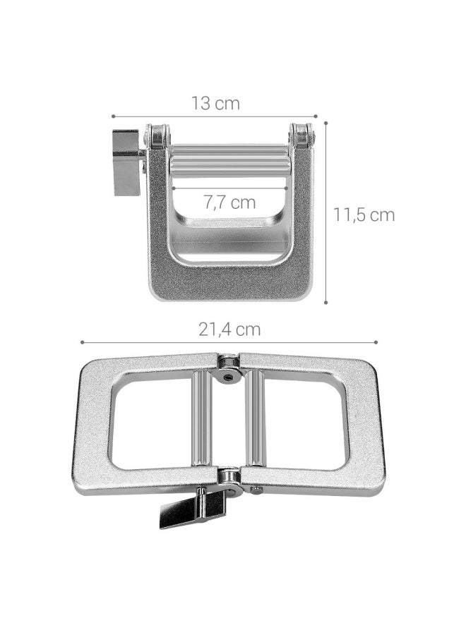 kwmobile Metal Toothpaste Tube Squeezer Large Multifunctional Tube Wringer Roller Dispenser for Hair Color Dye Paint Tubes Hand Cream Cosmetics - Image 3