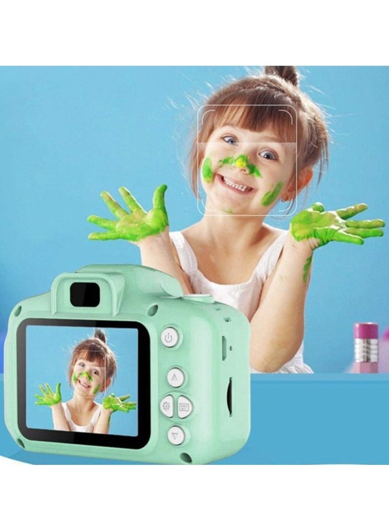 Festive Gallery Kids Camera Gifts For 4-8 Year Old Kids Shockproof Camera Mini Child Camcorder For Little Kid With Soft Silicone Shell For Outdoor Play Green - Image 2