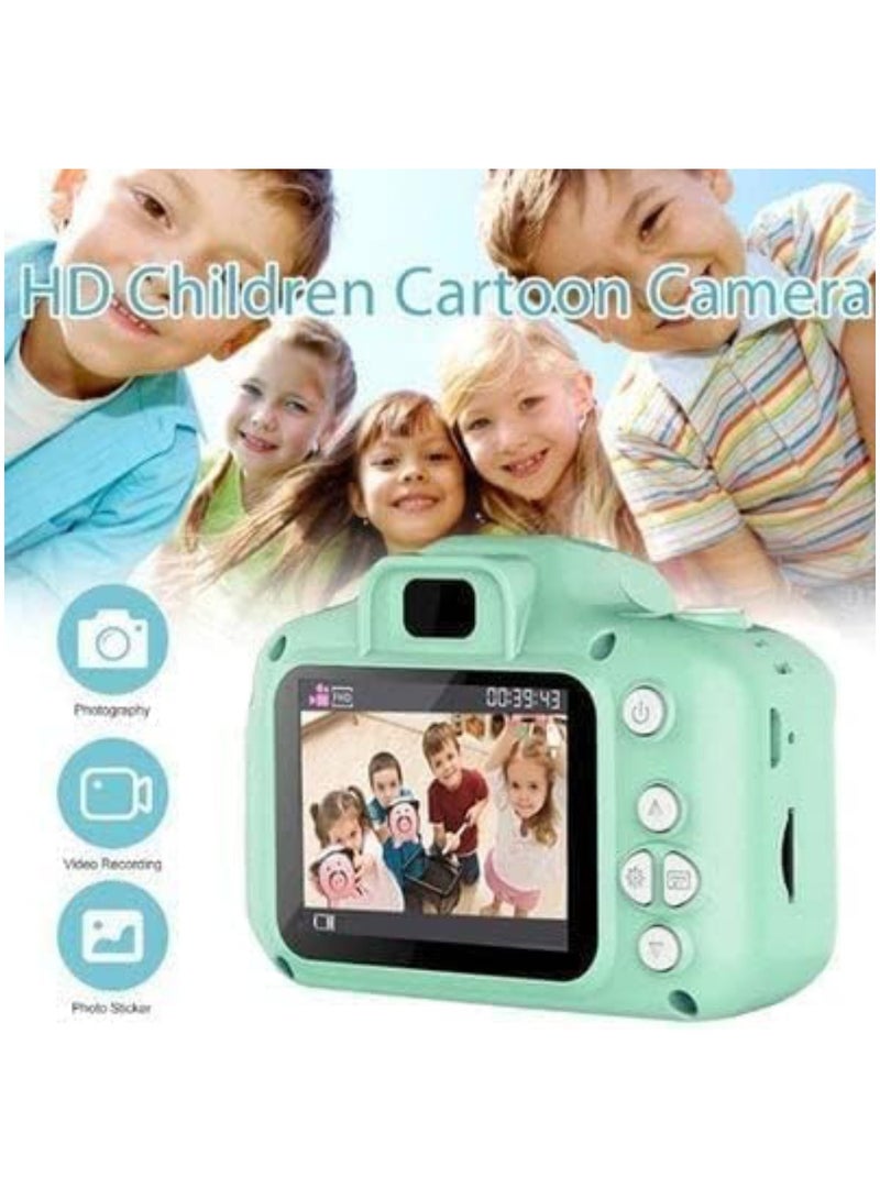 Festive Gallery Kids Camera Gifts For 4-8 Year Old Kids Shockproof Camera Mini Child Camcorder For Little Kid With Soft Silicone Shell For Outdoor Play Green - Image 3