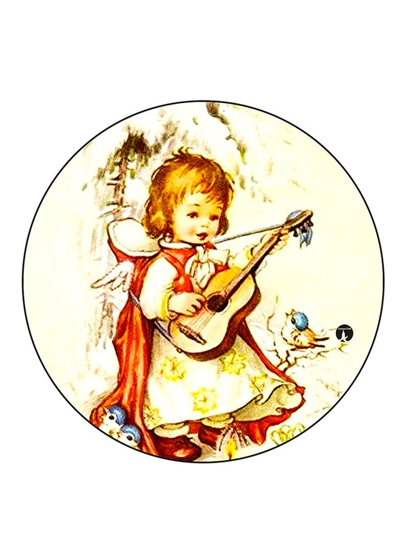 RKN Vintage Art Printed Mouse Pad  Multicolor