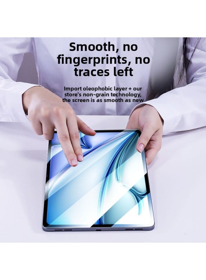 Tempered Film For IPad 10 Generation IPad11 Tablet 9 For Apple IPadAir7 Full Screen Pro Protection 6 Generation 5 HD-Color:1 Piece Of Blue Light [tempered Film]_with Wooden Box Packaging-Size:Applicable To Ipad Air7 2025 Version (11inch)