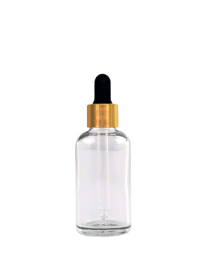 Devinez Multipurpose Transparent (Clear) Color Round Glass Bottle, 15 ml with Golden Black Glass Dropper (Pack of 2), for Beauty, Essential Oils, Blends, Skin Care, Travel, Toners, Cosmetic & DIY - Image 4