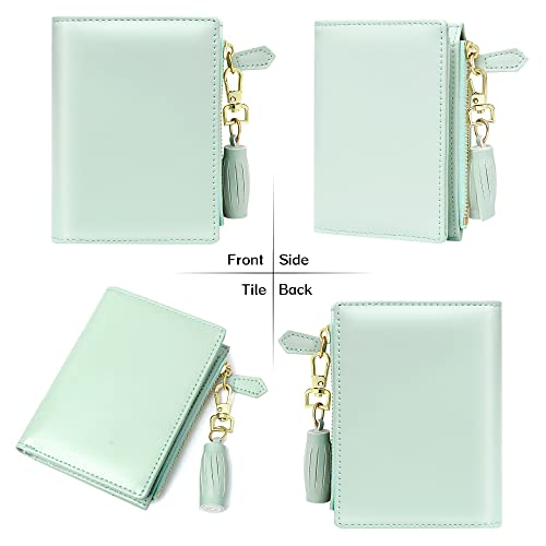 GEEAD Small Wallets for Women Bifold Slim Coin Purse Zipper ID Card Holder - Image 5