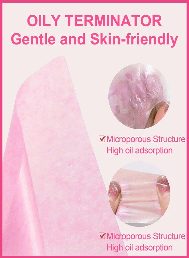 Okerker 200PCS Rose Oil Blotting Papers for Face - Controls Shine, Saves Makeup - Image 3