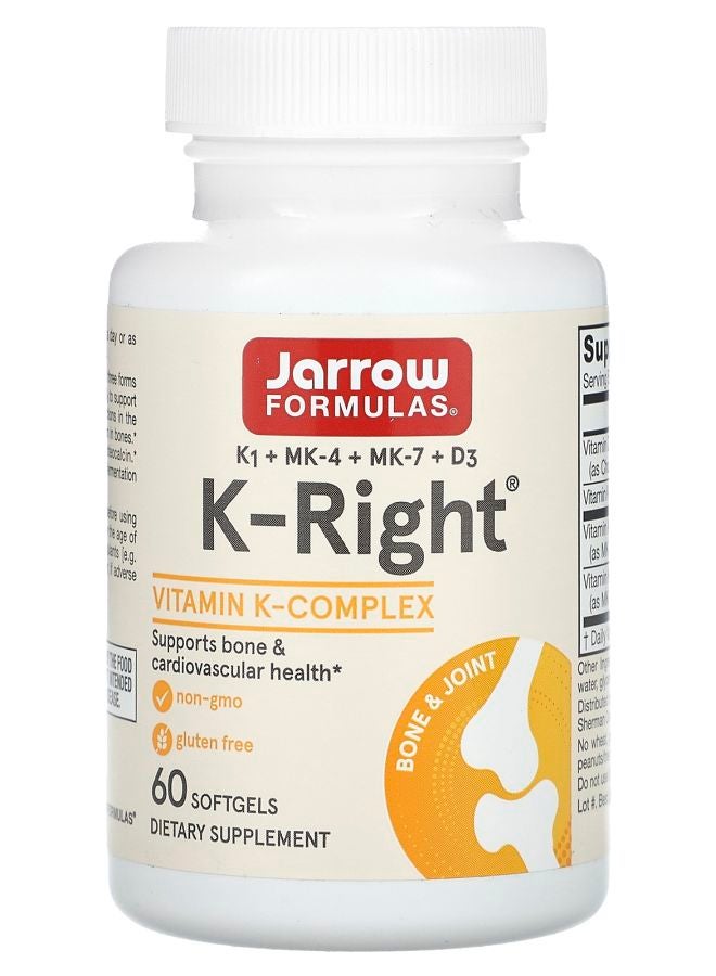 jarrow formulas K-Right 60 Softgels