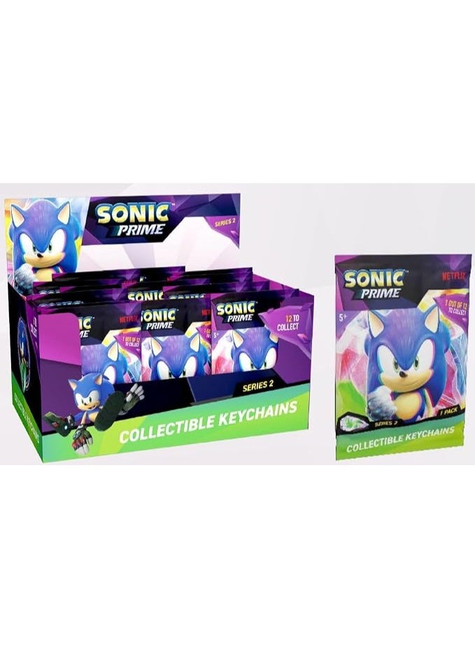 Sonic Prime Netflix Series Collectible Figure Keychain Blind Pack - Series 2 - Image 2
