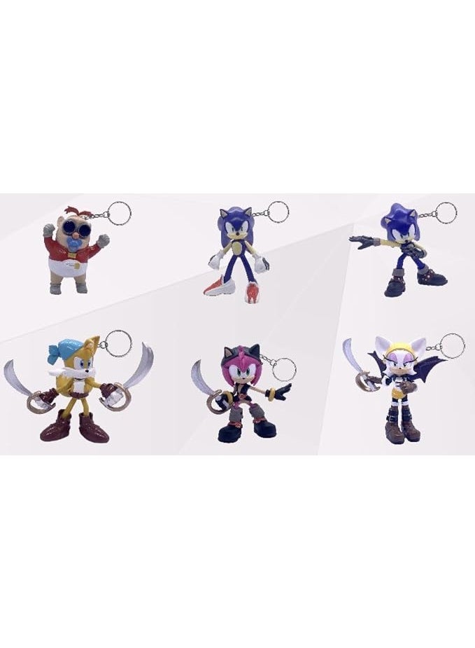 Sonic Prime Netflix Series Collectible Figure Keychain Blind Pack - Series 2 - Image 1