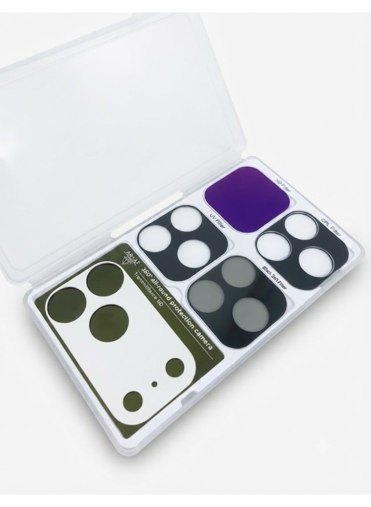 iPhone 17 Promax Magnetic 5 Filters Lens Protective Coating Set Quick Swap With ND CPL UV And Black Soft Professional Photography Filters - Image 5