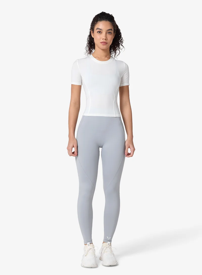 Squatwolf Pearl White Contour Fit T-Shirt for Women | Best Price UAE