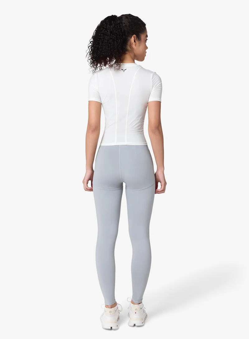 Squatwolf Pearl White Contour Fit T-Shirt for Women | Best Price UAE