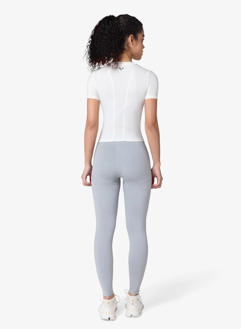 Squatwolf Pearl White Contour Fit T-Shirt for Women | Best Price UAE