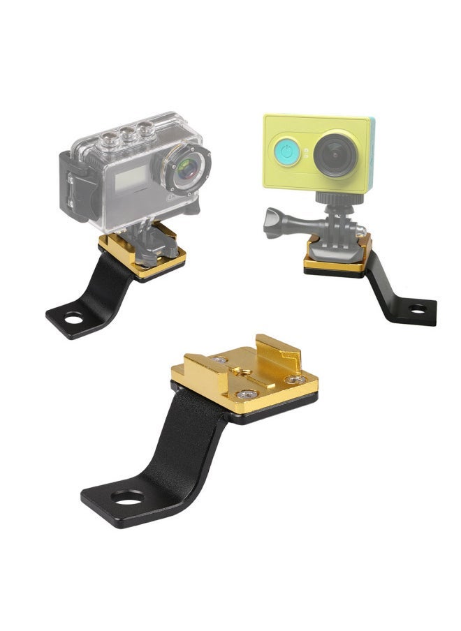 Xiaoyi Mountain Dog Sports Camera Metal Locomotive Fixed Seat Bracket Gopro9 Motorcycle Handle Rearview Mirror Bracket-Color:Silver Gray - Image 3