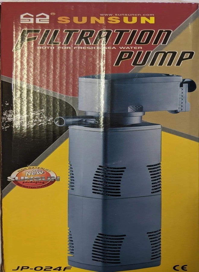 سان سان مضخة مياه حوض السمك SunSun JP-024F بقوة 317 جالونًا في الساعة مع فلتر داخلي - Image 3