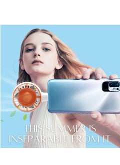 XiuWoo Portable Phone Mini Fan Small Cooling Compatible with iPhone/Android Models and Other Devices, Powerful Cell Summer Accessories  - Image 5