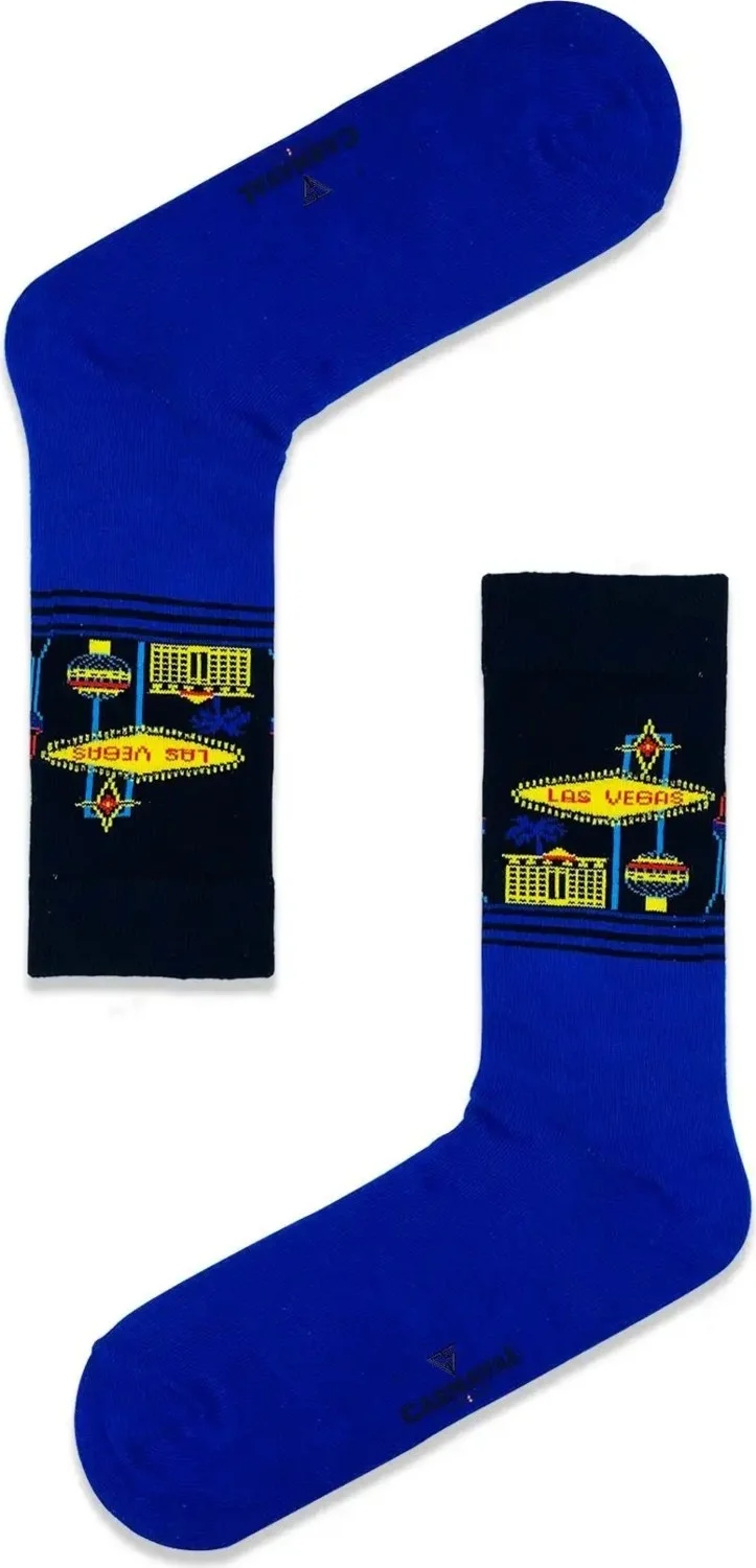 كارنافال سوكس Las Vegas Design Colorful Socks