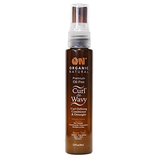 Natural Organic On Organic Natural CurlNWavy Curl Defining Conditioner  Detangler Argan Tree 2 oz 