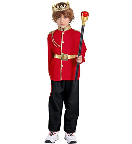 TOGROP Prince Charming Costume for Kids Boys Royal Prince King Outfit Party Cosplay 1011 Years Red - Image 5