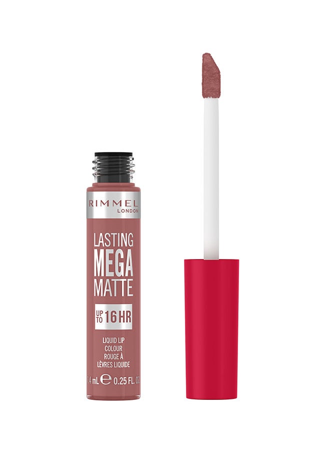 RIMMEL LONDON أحمر شفاه سائل يدوم طويلاً ميجا مات 110 أحمر الخدود  - Image 1