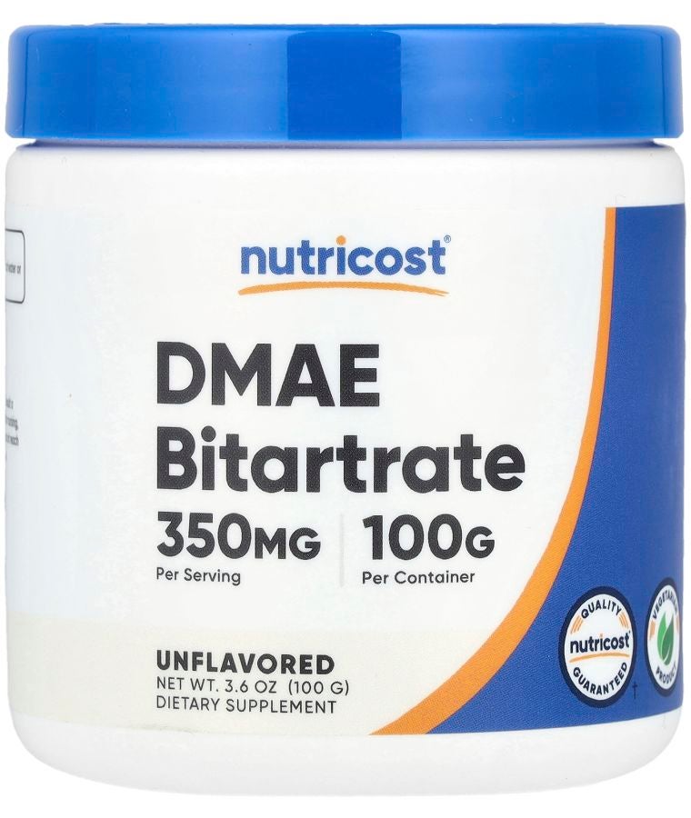 DMAE Bitartrate Unflavored 3.6 oz (100 g)