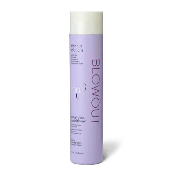 ion on Blowout Weightless Conditioner, Reduces Frizz, Improves Fullness of Hair - Image 1