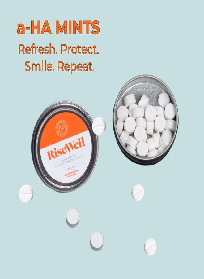 RiseWell a-HA Mints - Xylitol Mints for Dry Mouth - Hydroxyapatite Sugar Free Breath Mint - Promotes Remineralization and Freshens Breath, On-The-Go Oral Mint, 30 Count - Image 5
