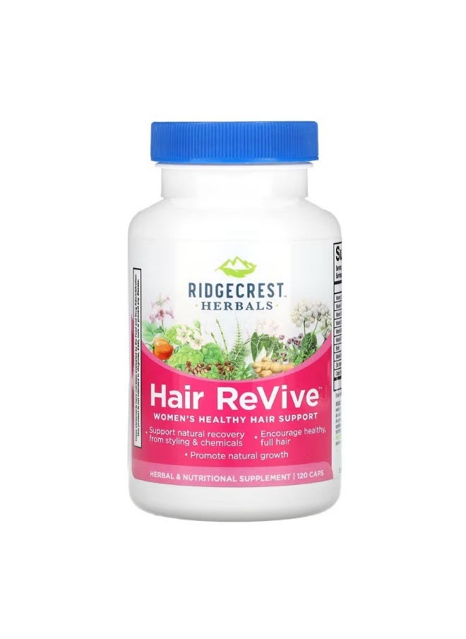 Ridgecrest Herbals - Hair ReVive 120 Caps - Image 1