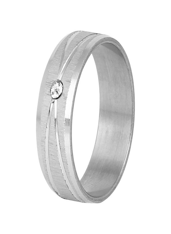 SORELLAZ Sorella'z Mens Silver Tone Alloy Zircon Ring - Image 1