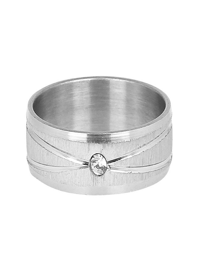 SORELLAZ Sorella'z Mens Silver Tone Alloy Zircon Ring - Image 2
