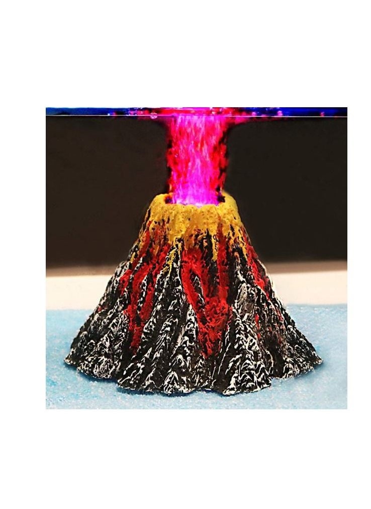 AS SEEN ON TV Aquarium Fish Tank Decoration Air Bubble Volcano Rock Oxygenates Water and Improves Circulation Multicolor Small  - Image 1