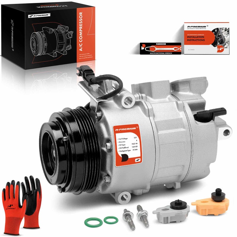 A-Premium APremium AC Compressor with Clutch Compatible with Ford Escape 20172019 Transit 20192020 Transit Connect 20192022 Lincoln MKC 20172019