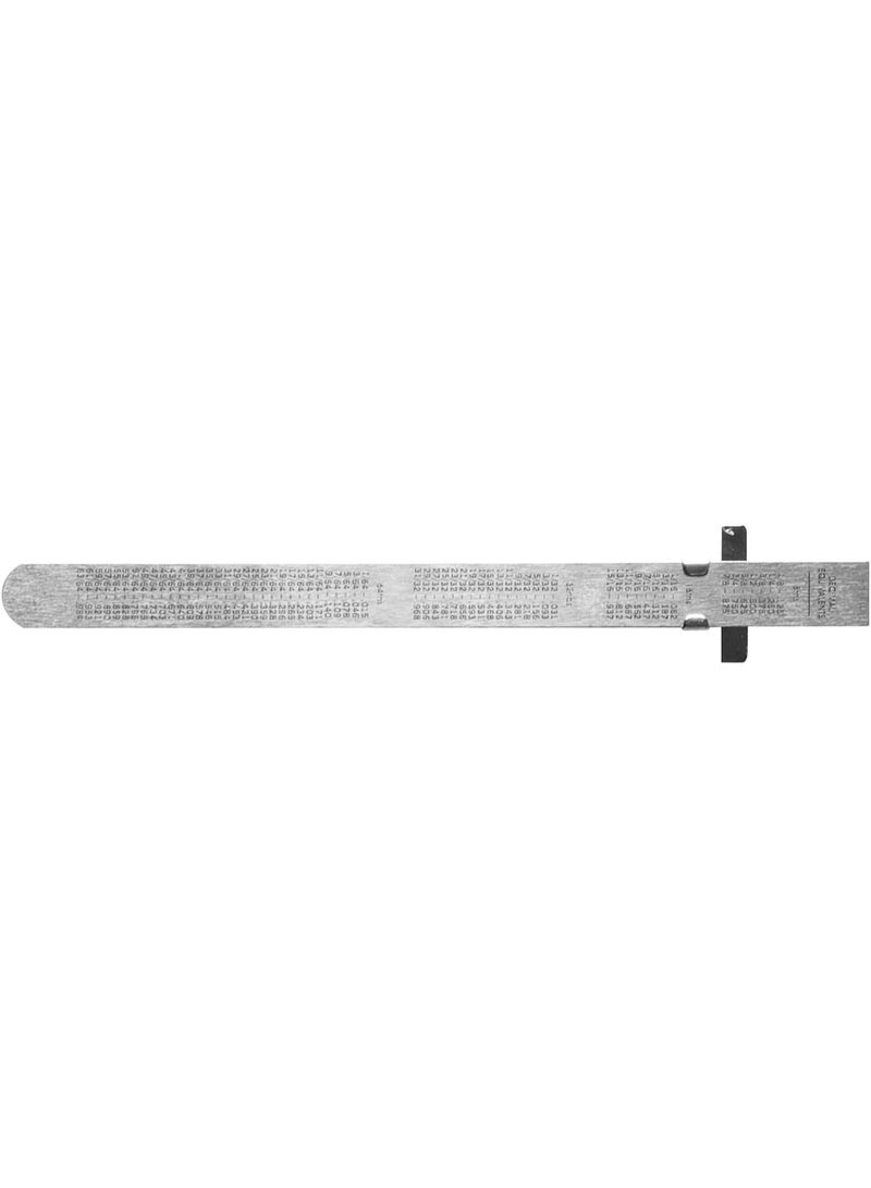 General Tools General Tools 300/1 6-Inch Flex Precision Stainless Steel Ruler, Chrome  - Image 1