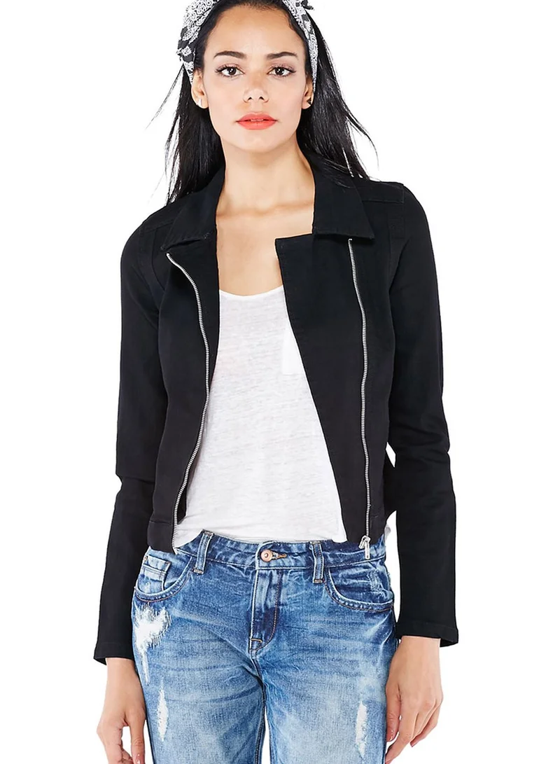 BRAVE SOUL Denim Biker Jacket