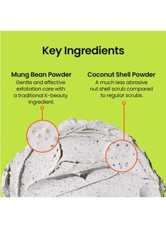 beplain Mung Bean Pore Clay mask 120ml, Wash Off Mask for Blackhead and Whitehead Care, Gently  Exfoliate and Tighten Pores  - Image 5