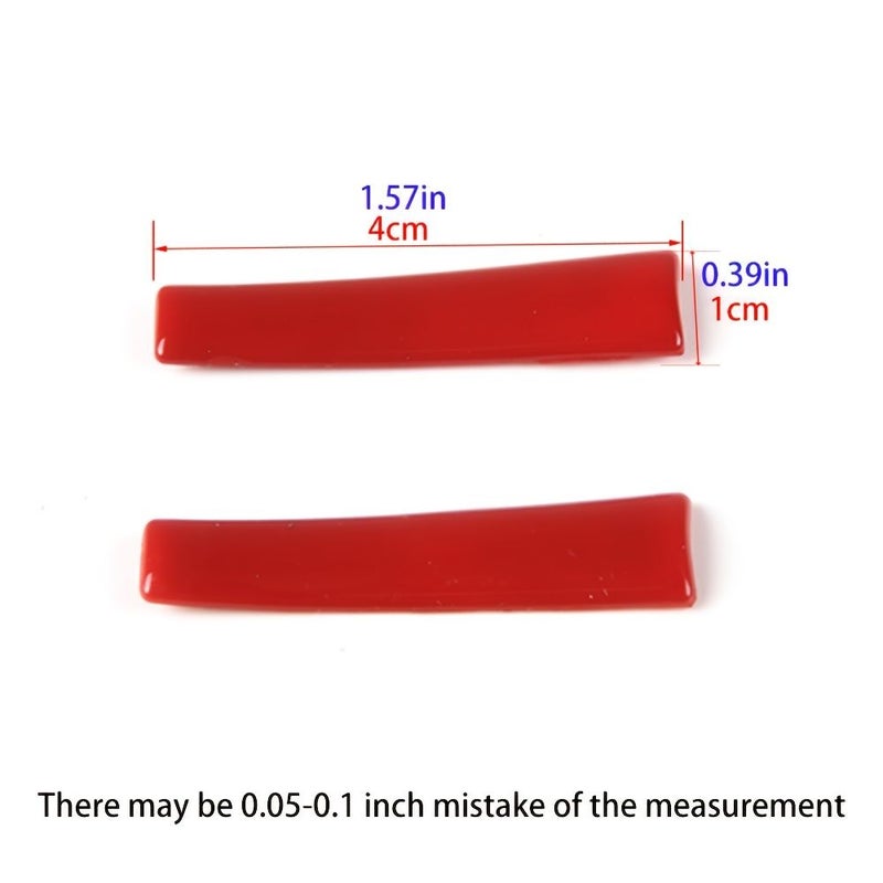 Shift Knob Trim For Mustang 2015 Plus Red - Image 2