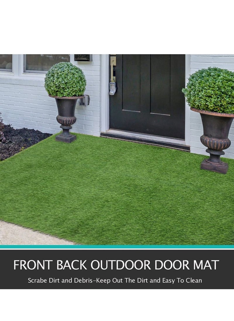 LINGWEI Artificial Grass Carpet Fake Grass Turf 30mm Garden Lawn Landscape Balcony Synthetic Turf Mat 200x100cm  - Image 2