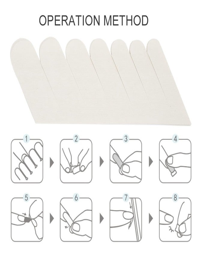 TMISHION Nail Silk Wrap Kit, Self Adhesive Fiberglass Wraps for Repair and Strengthening, Self-Adhesive Pre Cut Fingers, Silk Nail Extension Art Extension DIY Protector Accessories - Image 3