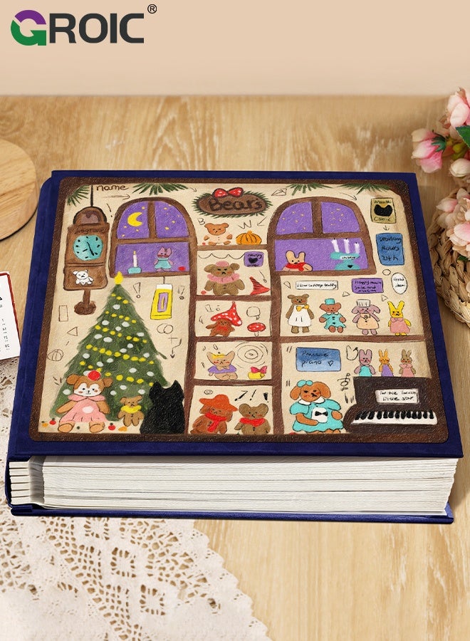 GROIC Self-Adhesive Photo Album, 30 Pages Self-Stick Page DIY Anniversary Travel Memory Book, Magnetic Scrapbook Family Albums for Birthday Gift, Large-Capacity Photo Album For Storage - Image 5