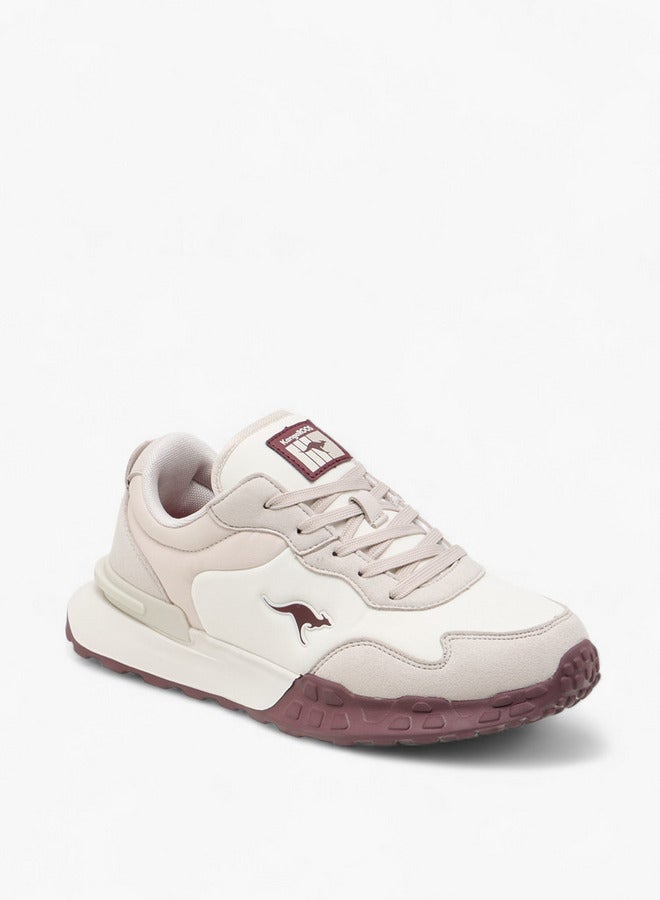 kangaROOS Women's Panelled Lace-Up Sports Shoes - Image 2