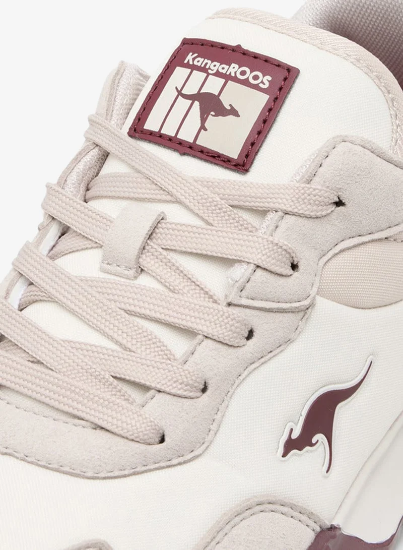 kangaROOS Women's Panelled Lace-Up Sports Shoes