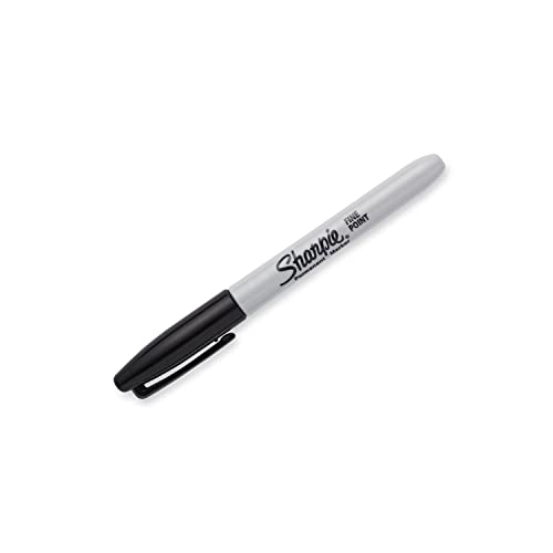 Sharpie Black Permanent Marker with Fine Tip for Precise Writing |Suitable for Multipurpose Usage| Smudge Free | Office Stationery Items | Pack of 36 - Image 5