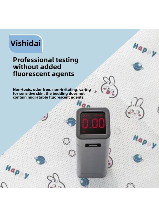 Disposable Bed Sheet Quilt Cover Pillowcase Four-piece Travel Portable Disposable Hotel Supplies Bed & Breakfast Hotel Thickened-Color:Printed Four-piece Set [random Style]] - Image 4