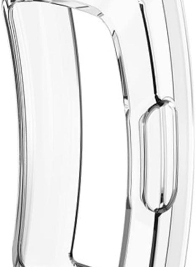 Shockproof Anti Scratch TPU Protective Case For Inspire Hr Transparent White Half Cover Lightweight Sports Accessory 3 85x1 85cm - Image 1
